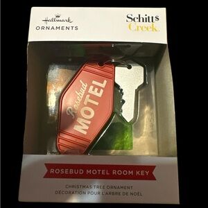 Hallmark 2023 Schitt’s Creek Rosebud Motel Room Key Ornament TV Show Collectible